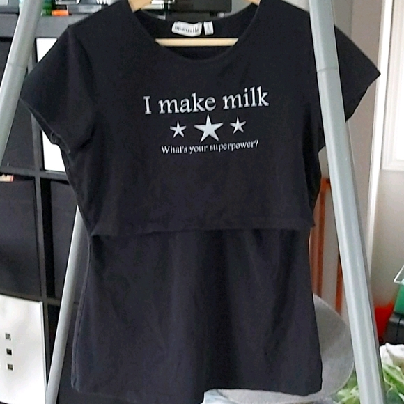 Momzelle Nursing T-shirt Size LG - Picture 1 of 3
